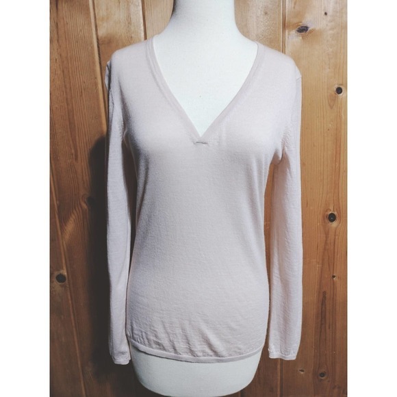 H&M 100% Merino Wool Sweater blush pink Medium - Picture 1 of 8